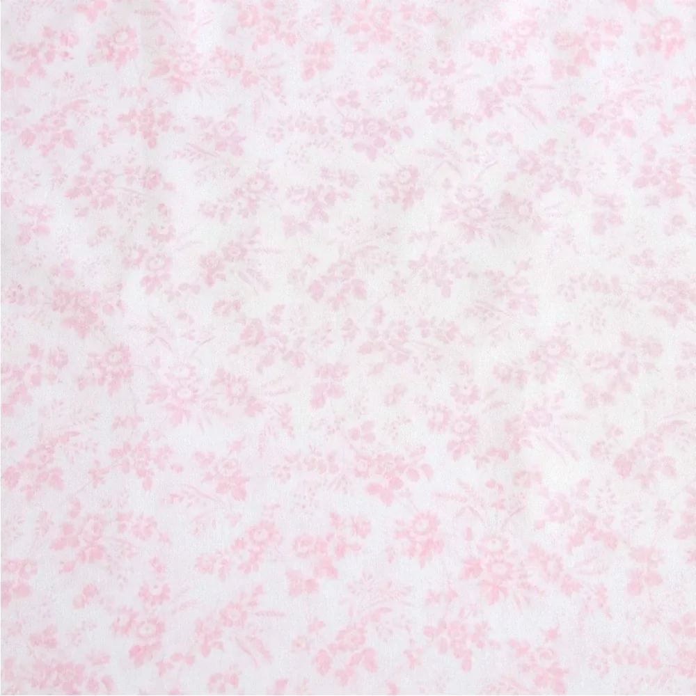Laura Ashley Queen Sheet Set Floral Toile Pink